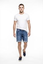 SCINN DENIM FADED SHORTS