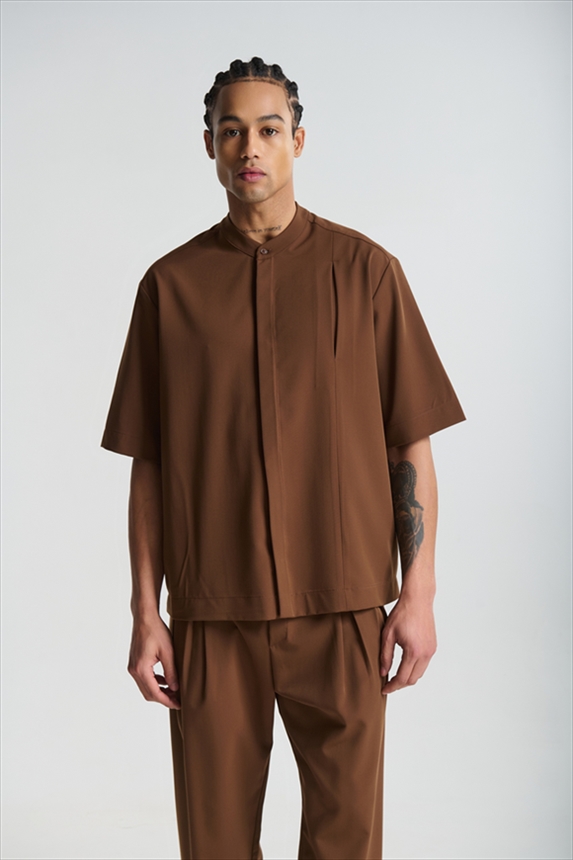 PCOC S/S EASYWEAR STAND UP COLLAR SHIRT