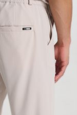 PCOC ELASTIC SLIM FIT PLEATS TROUSERS - Image 4
