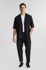 PCOC V-NECK S/S EASYWEAR COLLAR SHIRT - Image 5