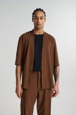 PCOC V-NECK S/S EASYWEAR COLLAR SHIRT - Image 8