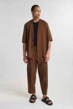 PCOC V-NECK S/S EASYWEAR COLLAR SHIRT - Image 9