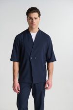 PCOC DEEP V-NECKLINE BUTTON CARDIGAN