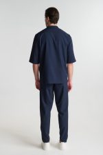 PCOC ELASTIC SLIM FIT PLEATS TROUSERS - Image 4