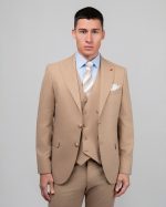 DZINE 3PIECE SLIM FIT SUIT IN PATTERNED - Image 2