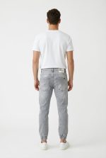 BACK2JEANS RIPPED ELASTIC LEGBAND JEANS - Image 4