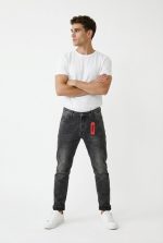BACK2JEANS STREET FIT RIPPED JEANS - Image 2