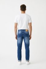 BACK2JEANS BASIC SLIM FIT RIPPED JEANS - Image 5