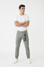 CARGO RIBBED LEGBAND TROUSERS - Image 7