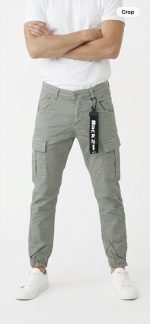 CARGO RIBBED LEGBAND TROUSERS - Image 9