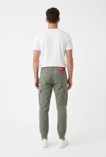 CARGO RIBBED LEGBAND TROUSERS - Image 11