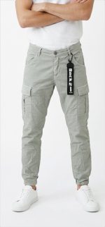 CARGO RIBBED LEGBAND TROUSERS - Image 18