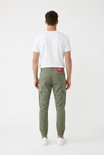CARGO RIBBED LEGBAND TROUSERS - Image 15