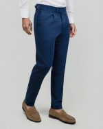 STEFAN ELASTIC COOL FIT PLEATS TROUSERS - Image 2