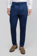 STEFAN ELASTIC COOL FIT PLEATS TROUSERS - Image 3
