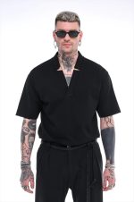 STEFAN EASYWEAR V-NECK  COLLAR SHIRT - Image 2