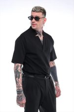 STEFAN EASYWEAR V-NECK  COLLAR SHIRT - Image 3