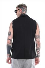 STEFAN NIGHT WIND SLEEVELESS BLAZER - Image 4