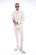 STEFAN SUNLINE STRIPED TROUSERS - Image 3