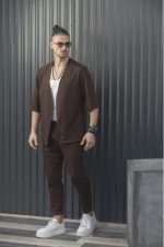 HENRY COMFORT TEXTURED TROUSERS - Image 14