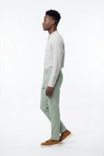 HAMAKI-HO STRIPED STAND-UP COLLAR SHIRT - Image 9