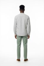 HAMAKI-HO STRIPED STAND-UP COLLAR SHIRT - Image 10