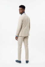 HAMAKI-HO COTTON-LINEN TEXTURED BLAZER - Image 5