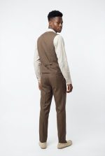 HAMAKI-HO COTTON-LINEN TEXTURED VEST - Image 11