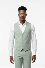 HAMAKI-HO COTTON-LINEN TEXTURED VEST - Image 13