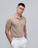 DEZIGN KNITTED POLO COLLAR TEE - Image 2
