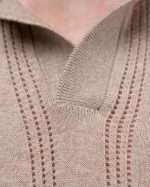 DEZIGN KNITTED POLO COLLAR TEE - Image 3