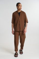PCOC HOLE LOOSE FIT DOUBLE PLEATS TROUSERS - Image 8