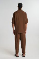 PCOC HOLE LOOSE FIT DOUBLE PLEATS TROUSERS - Image 9