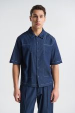 PCOC DENIM POCKET SHORTSLEEVE SHIRT - Image 2