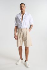PCOC LINEN SHORT LONG WITH BUTTONS - Image 4