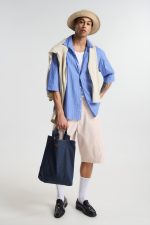 PCOC STRIPED PRINT S/S COTTON SHIRT - Image 3