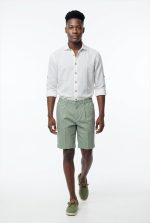 HAMAKI-HO LINEN COTTON SHORTS