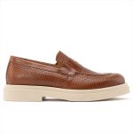 LACELESS LEATHER EMBOSED SHOES - Image 9