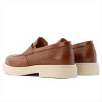 LACELESS LEATHER EMBOSED SHOES - Image 10