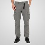 REBASE CARGO RIBBED LEGBAND TROUSERS