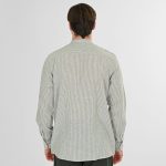 REBASE STRIPED STAND-UP COLLAR SHIRT - Image 8