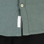 REBASE LINEN STAND-UP COLLAR SHIRT - Image 6