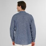 REBASE LINEN STAND-UP COLLAR SHIRT - Image 10