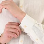 REBASE LINEN STAND-UP COLLAR SHIRT - Image 18