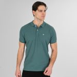 REBASE POLO PIQUE LOGO COLLAR TEE - Image 2