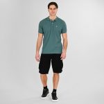 REBASE POLO PIQUE LOGO COLLAR TEE - Image 4
