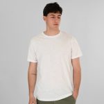 REBASE RAW EDGES CHEST LOGO TEE - Image 7