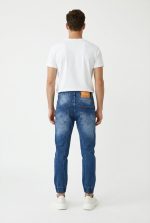 BACK2JEANS RIPPED ELASTIC LEGBAND JEANS - Image 4