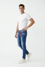 BACK2JEANS STREET FIT RIPPED JEANS - Image 3