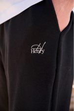 HENRY TEXTURED SIGN LOGO COTTON SHORT - Image 5